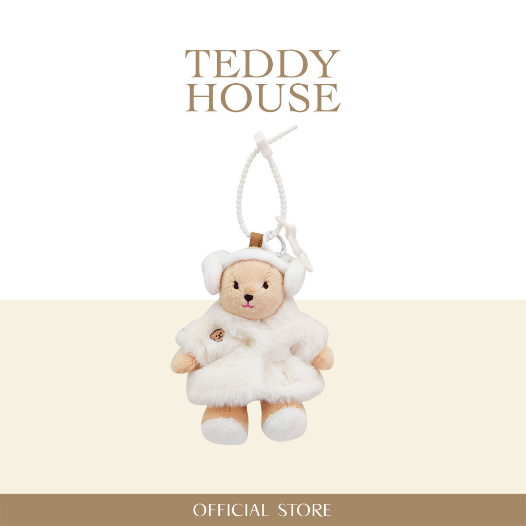 Teddy Keychain Bambi Winter Girl