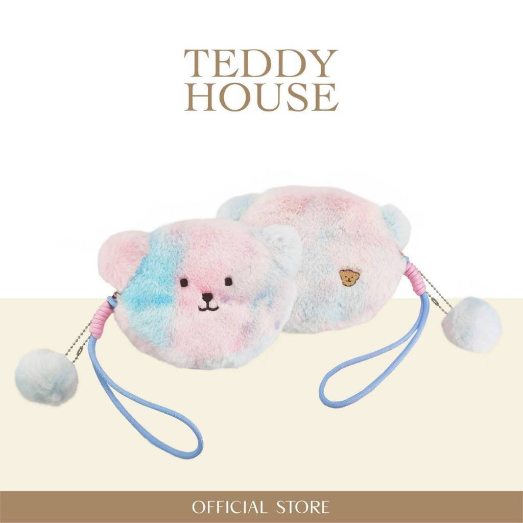 Fluffy Teddy Pouch : Paddle Pop, The cutest bear pouch with ultra-soft fur and a handy wrist strap for easy carrying! 🐻