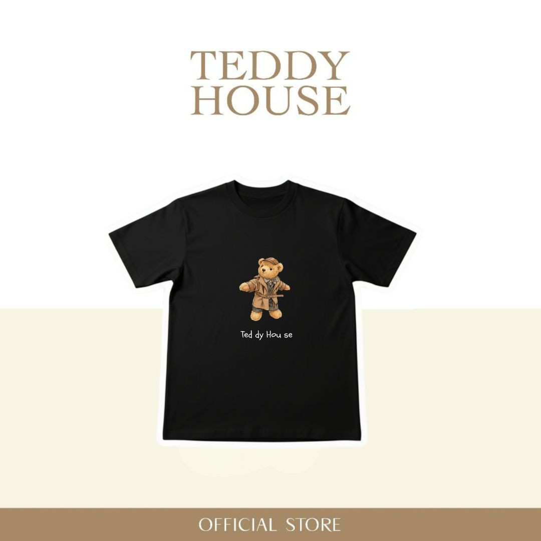 T-shirt Oversized Unisex : Teddy Vogve Black