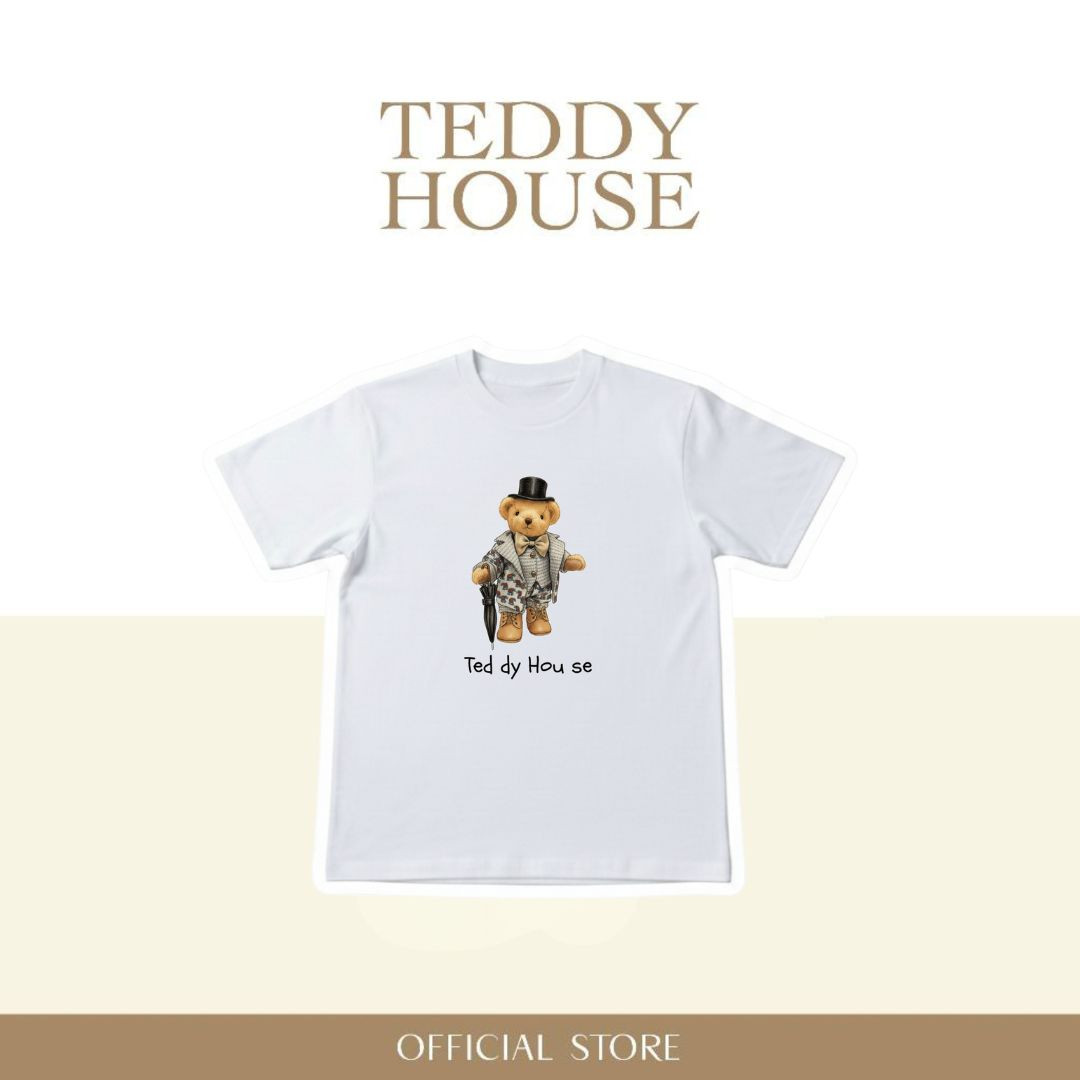 T-shirt Oversized Unisex : Bearlington White