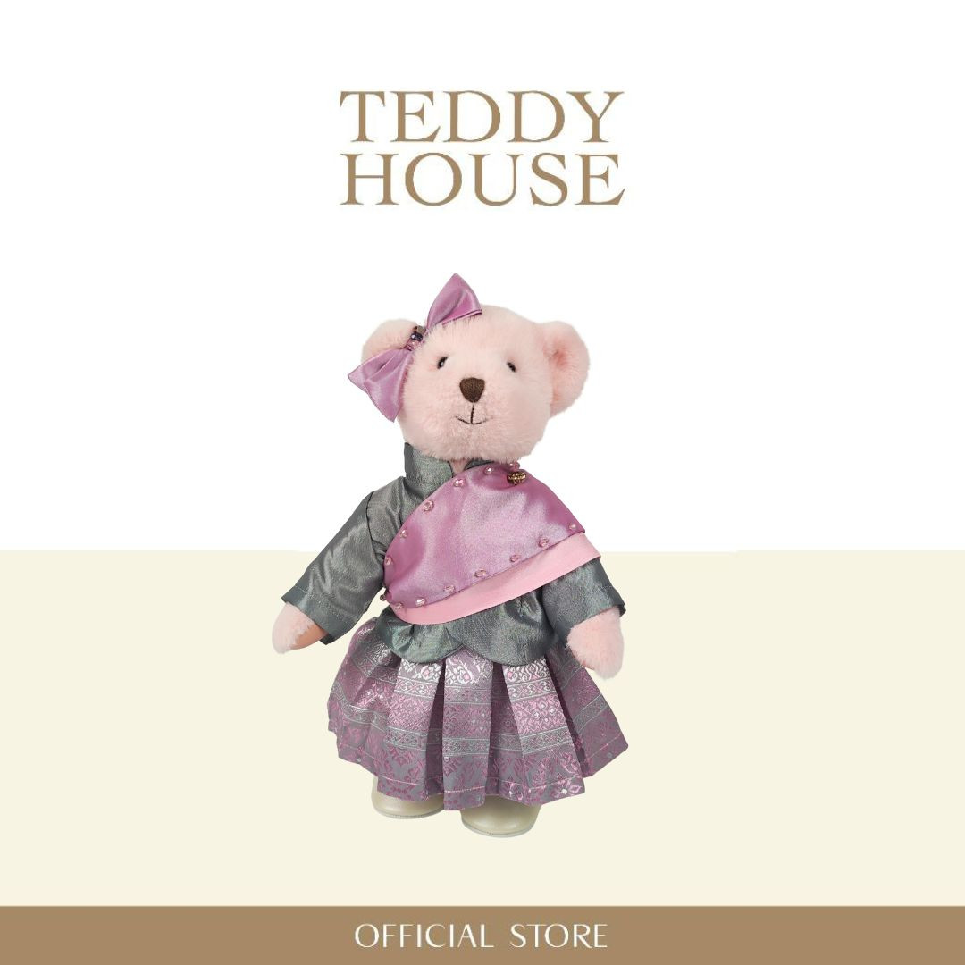 Timeless Limited Edition : Traditional Thai Outfit In Greyish Purple Tones Sabai