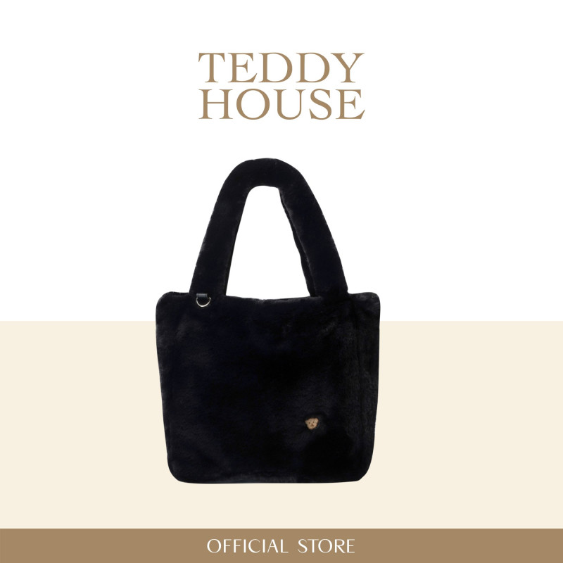 Fluffy Tote Bag :Black soft and fluffy fabric, super cute and useful, can hold a lot of things.