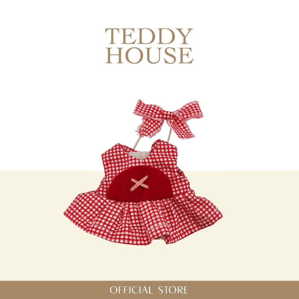 MuMii Outfit : Gingham Dress 4 Inch