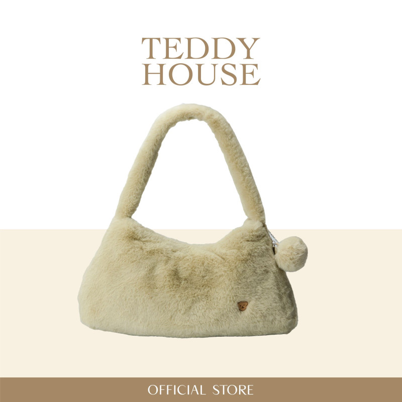 New Fluffy Shoulder Bag :Matcha furry, fashion lovers, cafe lovers, photo props, must have