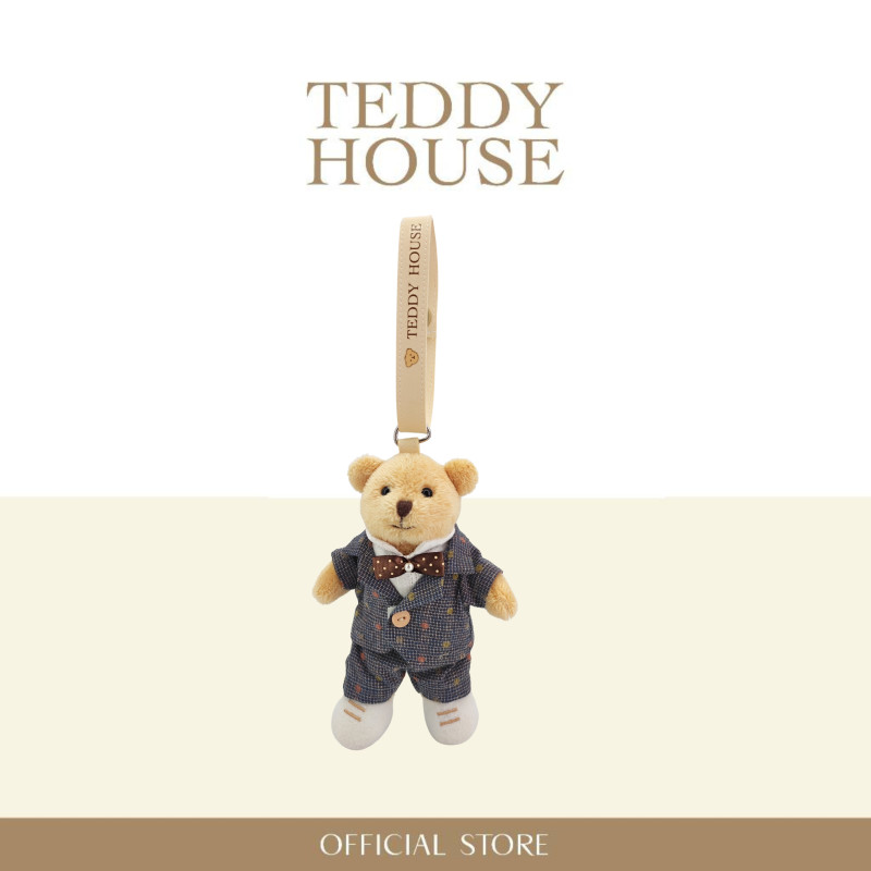 Aroma Teddy Wedding Collection : Brown Plaid Suit