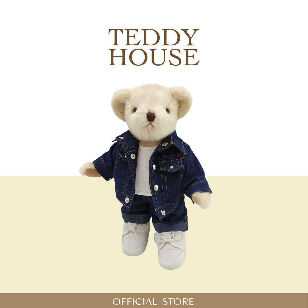 Teddy House: Teddy bear clothing set, Denim Collection, doll set, souvenirs, toys, collectibles