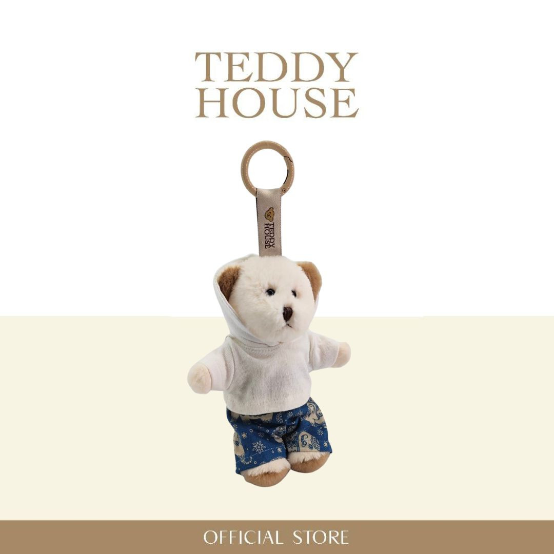 Trio of Travel, Treasure & Touch Collection : Gigi Keychain & Elephant-Patterned Pants