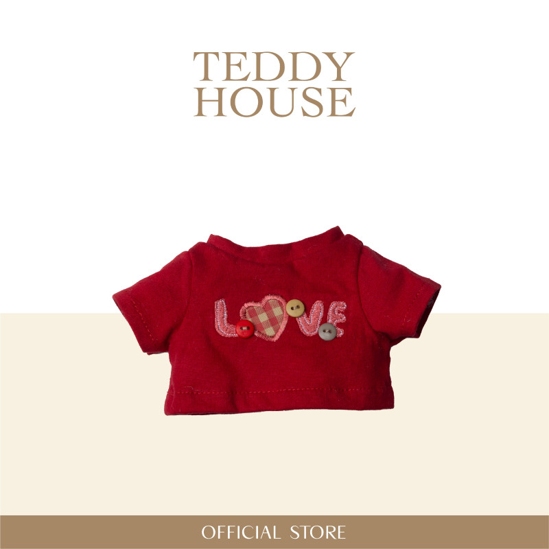 Spring & Summer Collection : LOVE Embroidered T-Shirt 10 Inch