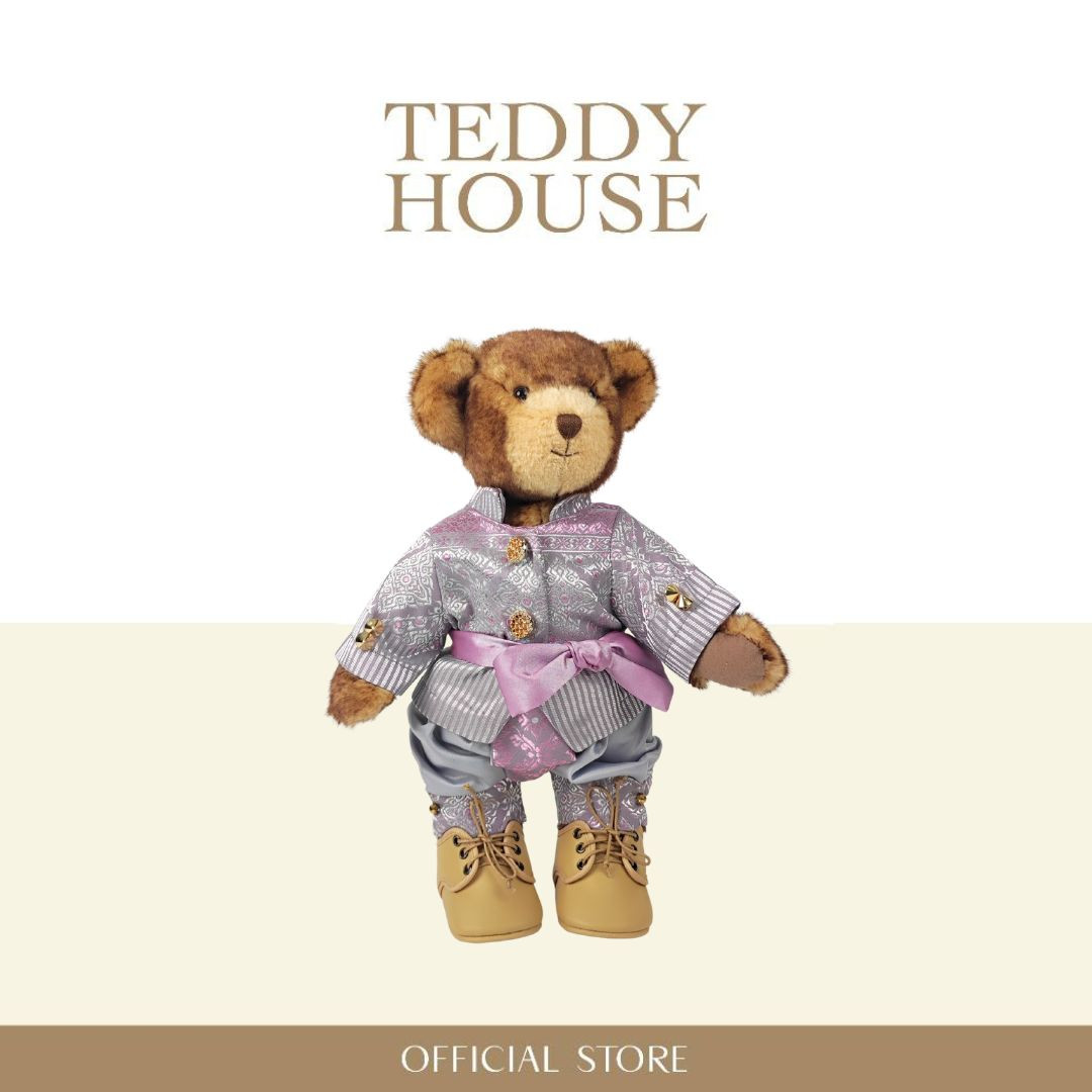 Timeless Limited Edition : Traditional Thai Outfit In Greyish Purple Tones