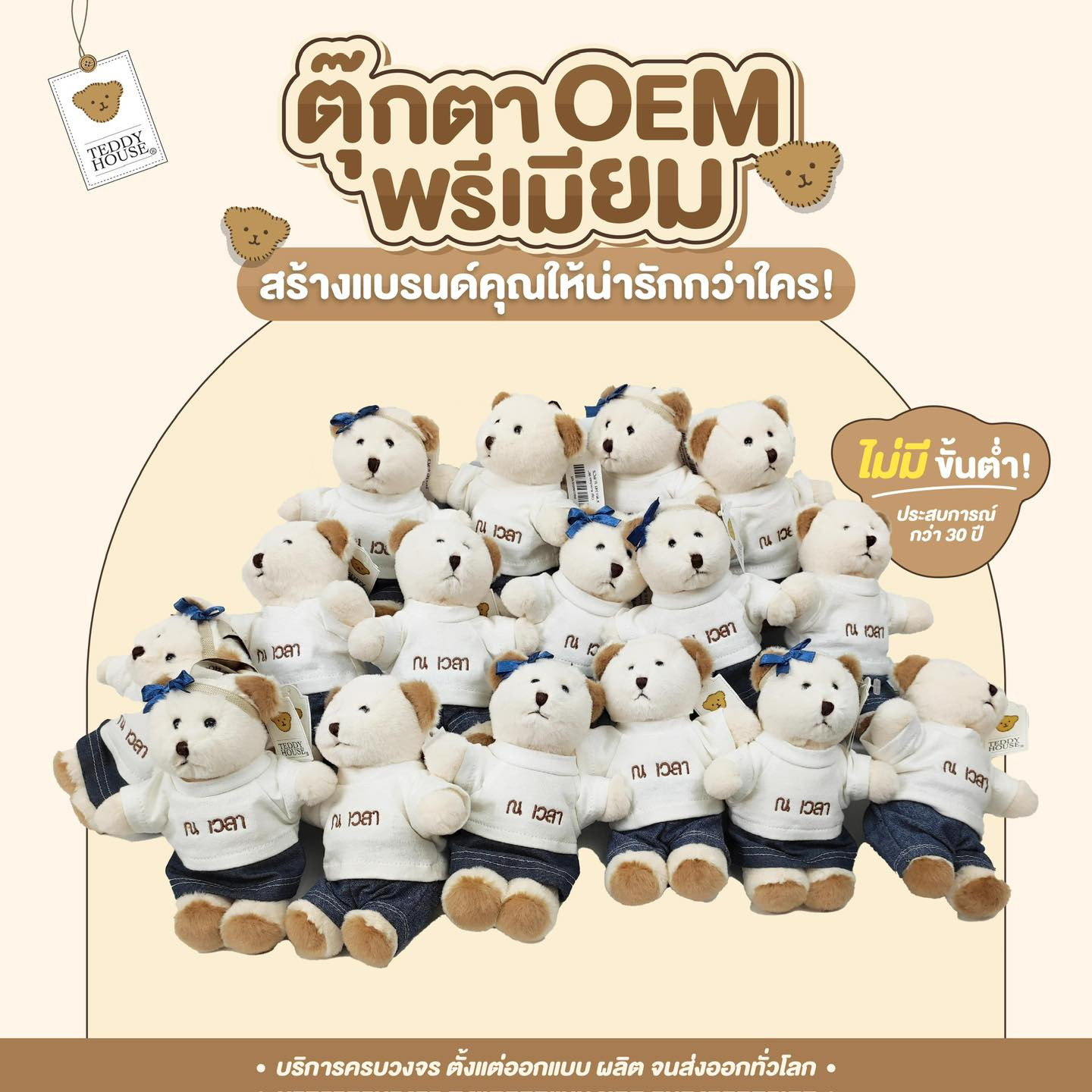 Teddy House | OEM Plush Manufacturer for Brands & Corporate Gifts