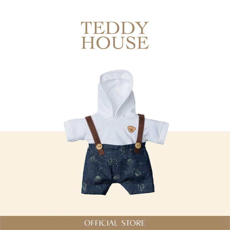 Jeans Love Collection : Overalls & hoodie  8 Inch