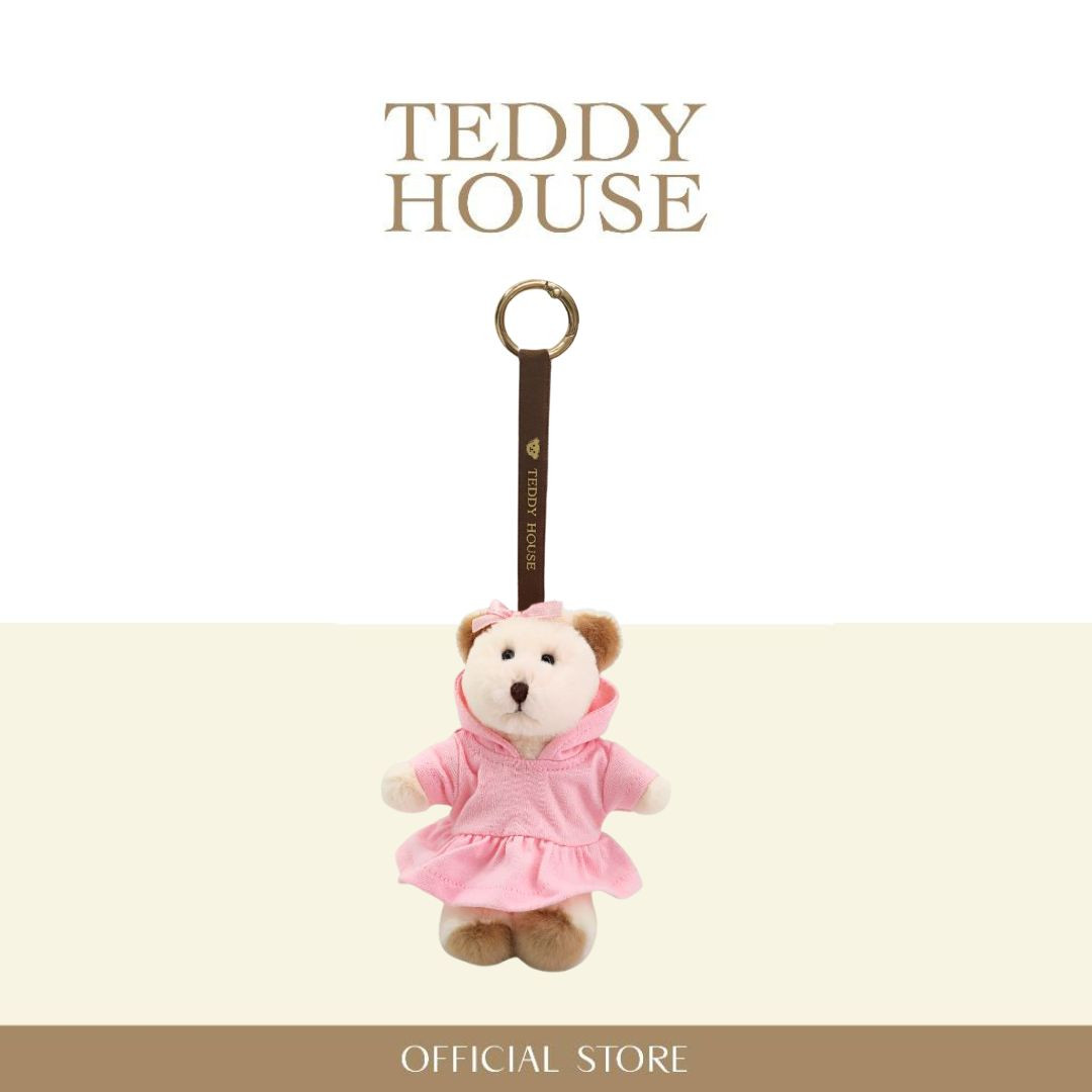 Aroma Teddy Casual Collection : Pink Hoodie Skirt